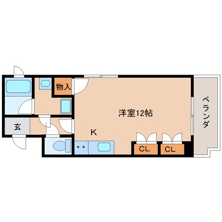 静岡駅 徒歩14分 4階の物件間取画像